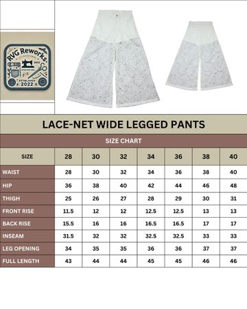 Set coordinato con pannello in pizzo riciclato