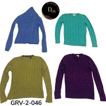 Authentic Cable Net Sweater – Curated Y2K Piece (GRV-2-046)
