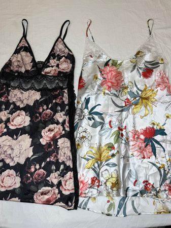 Y2K Printed Silk Cami Tops | V-T340