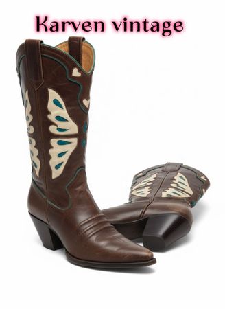 Super qualité bottes hautes vintage pour femme