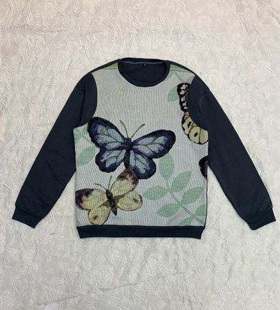 Upcycle Sando Style Sweatshirt With Tapestry (RW-02)