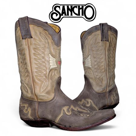 SA#409 Vintage Cowboy Boots • Top brands