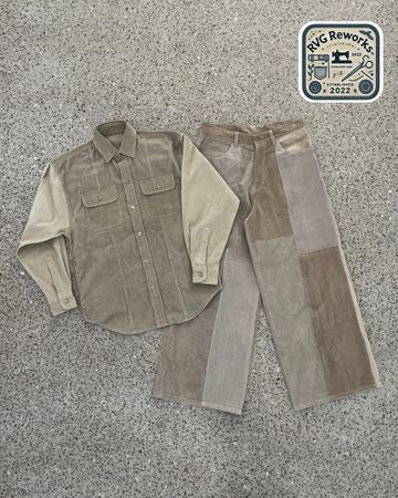Upcycled Corduroy Utility Set
