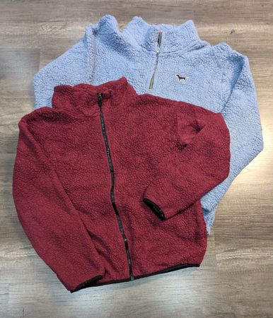 3657 - Pink, Victoria's Secret Pink ¼ Zip , Sweaters