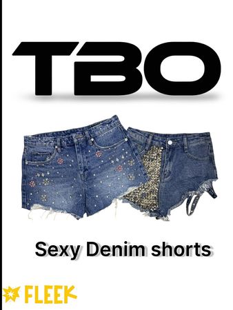 Y2k denim shorts