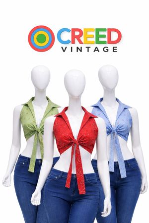 CR1287 Upcycled Bandana Tie Top