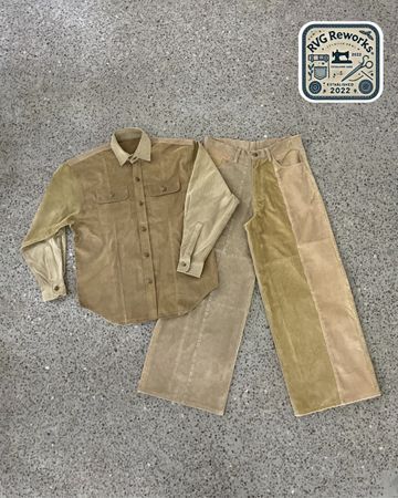Upcycled Corduroy Utility Set