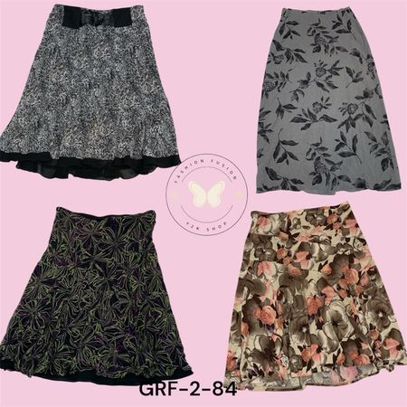 Women’s Poly Printed Skirt – Lightweight & Comfortable  (GRF-2-84)
