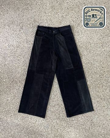 Upcycled Panelled Corduroy Trousers