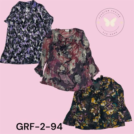 Blusa Estiva Stampata – Abbigliamento Giornaliero Elegante (GRF-2-94)