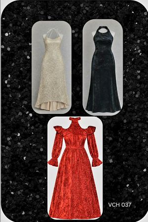 Woman's party mixed dresses VCH 037