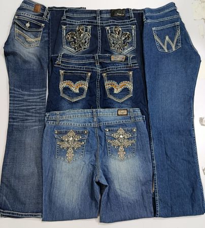 Jeans acampanados Y2K (RV # 258)