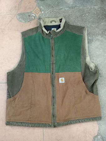CR1293 Upcycled Carhartt Vest Jackets