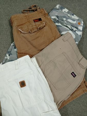 Hd1149 Men Baggy Cargo Shorts