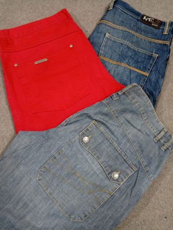 #246 Shorts hip-hop baggy pour hommes