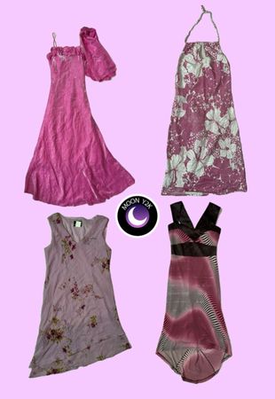 Y2k Pretty Pink Summer Dresses