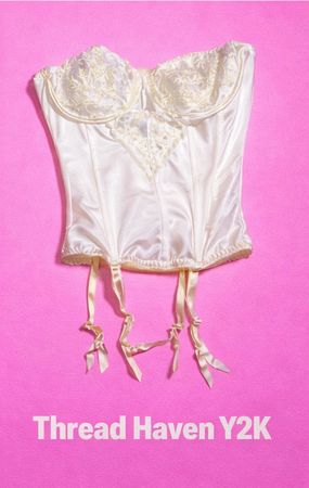 TH # 04 Y2K Glitter Panel Corset