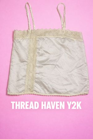 TH # 24 Y2K Glitter Net & silk Top