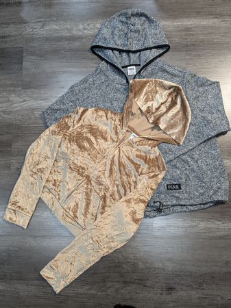 3707 - Pink Full Zipper Hoodies