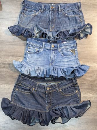 3712 - Upcycled Y2K Style Skirts