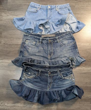 3713 - Gonne in stile Y2K riciclate