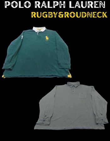 Polo Ralph lauren Rugby & Round Neck Shirts ❤️ 😍