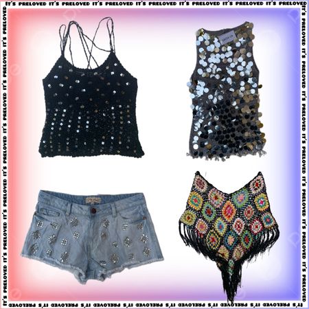 Rave Till Dawn Collection - tops, dresses, skirts (SS-1958)