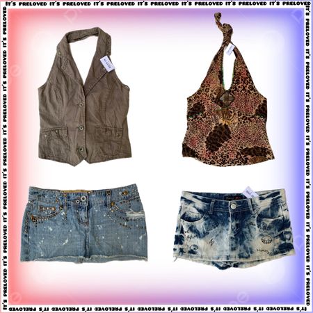 Telefono Flip con Strass - top, vestiti, gonne (SS-1963)