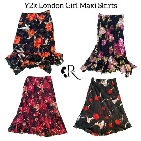Y2K London Girl Maxi Skirts RW- 1555