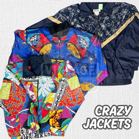 Crazy Print Jacket Mix Graphic Pattern Streetwear Bundle