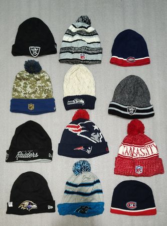 NFL and NHL Beanies.
