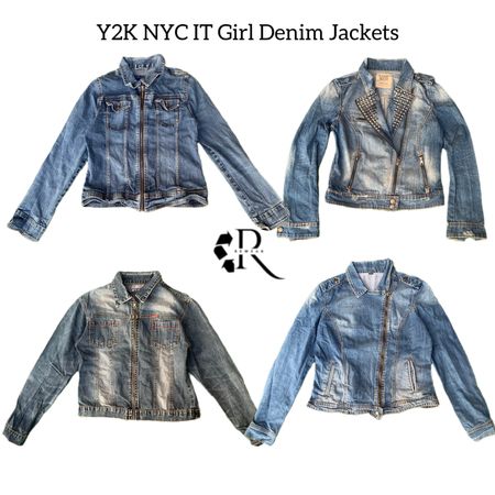 Y2K NYICT Girl Denim Jacket RW-1557