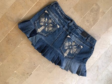 Upcycled Y2k Minirock - Moq 15