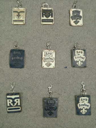 HD1358 Upcycled Rock Revival Key Chains