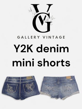 SHORTS MINI EN DENIM Y2K
