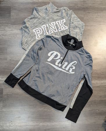 3723 - Pink , Victoria's Secret Pink ¼ Zip