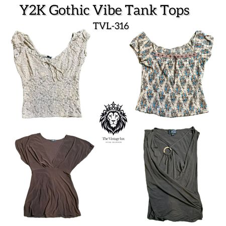 Y2K Gothic Tops (TVL-316)