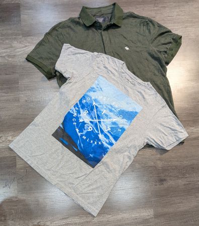 3748 - American Eagle, Aeropsotale, Hollister, Abercrombie Half Sleeves T-Shirts