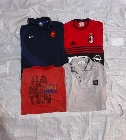 stone Island and vintage t shirts