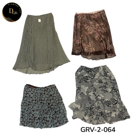Authentic Y2K Poly Skirt Mix – Rare & Stylish Collection (GRV- 2-064)