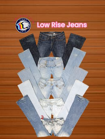 Jean taille basse Y2K