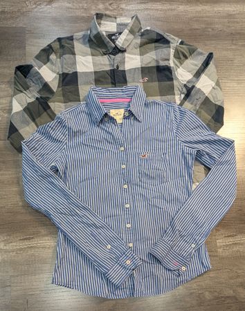 3753 - American Eagle, Hollister, Abercrombie フルとハーフスリーブのシャツとブラウス