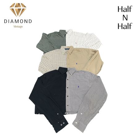 Upcycle Ralph Lauren Half & Half Crop Tops (RW-02)