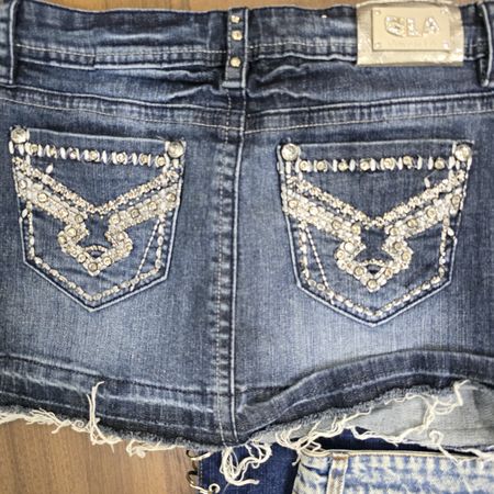 Jupes en denim style Y2K AV-0950