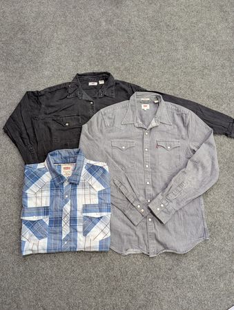 CRZ1858 Levi’s 2-Pocket Snap Button Men’s Shirts