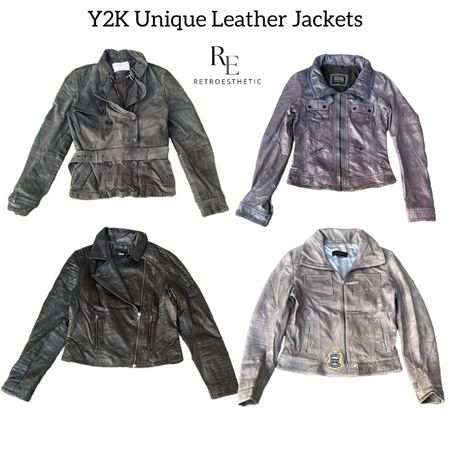 Y2K Girls Unique Leather Jackets RE-2768