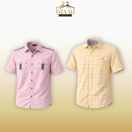 Branded button-up shirts