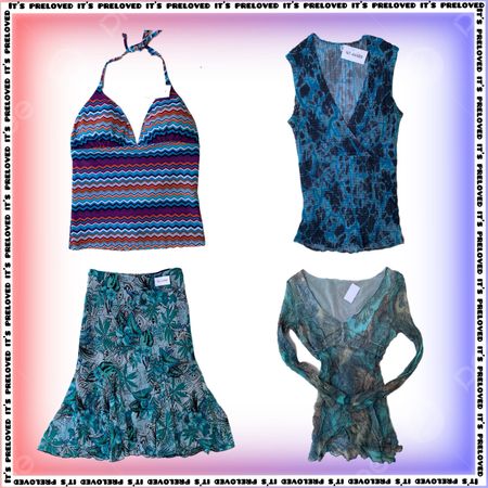 Under The Sea Set - tops, dresses, skirts (SS-1977)