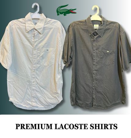 Premium Lacoste Half sleeves Button up Shirts