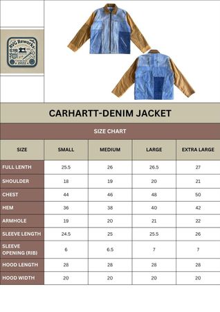 Veste de travail en denim Carhartt recyclé